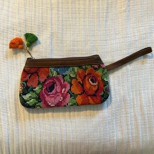 Nena & Co. Huipul Clutch with Mini Poms